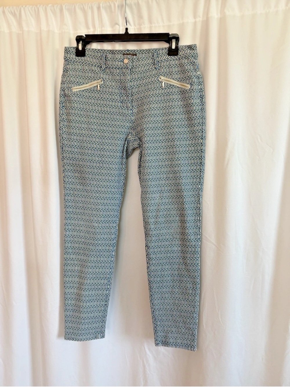 J. McLaughlin Zipper Leg Denim Pants - Size 8 Medium